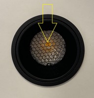Stínidla, kryty, clony - KHL KACHC.01 Stínící mřížka HONEY COMB černá / černá 32mm - KOHL-LIGHTING
