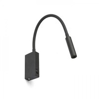 S ramenem - RED R12945 EKE nástěnná černá 230V LED 3W 60° 3000K - RED - DESIGN RENDL