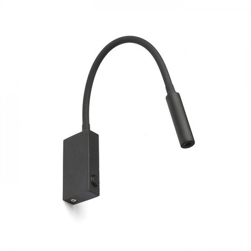 S ramenem - RED R12945 EKE nástěnná černá 230V LED 3W 60° 3000K - RED - DESIGN RENDL - foto 1