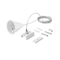 Lišty a příslušenství EUTRAC - FAN LED-RAIL-S-3-BCO 3‑fázový systém RAIL sada 4 kabelů 3 m pro závěsné svítidlo třífázového lištového systému, bílá - FANEUROPE