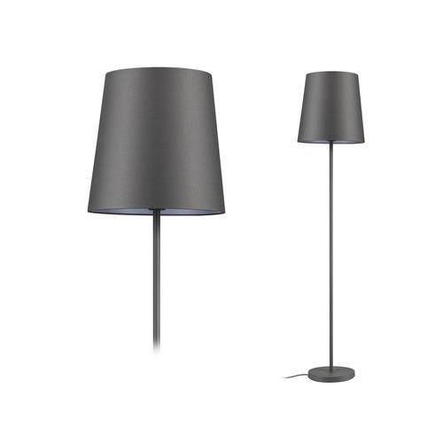 Stojací lampy - P 80105 Stojací svítidlo Stellan II E27 max. 20W šedá kov/látka - PAULMANN - foto 1