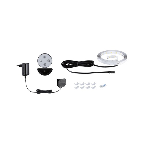 Dekorační - P 79575 LED Strip Akustický Panel základní sada 2,4m 3000K černá - PAULMANN - foto 1
