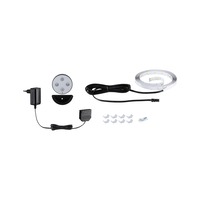 Dekorační - P 79575 LED Strip Akustický Panel základní sada 2,4m 3000K černá - PAULMANN