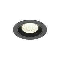 Kruhová - LA 1009637 NUMINOS® M Stropní vestavné svítidlo, 4000 K, 55°, IP20, kulaté, černé - BIG WHITE (SLV)
