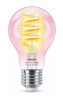 E27 - PH 8720169165779 WiZ Smart LED Žárovka s tradičním vzhledem, čirá, 40 W 470lm 2200-6500K (RGB) A60 E27 - PHILIPS