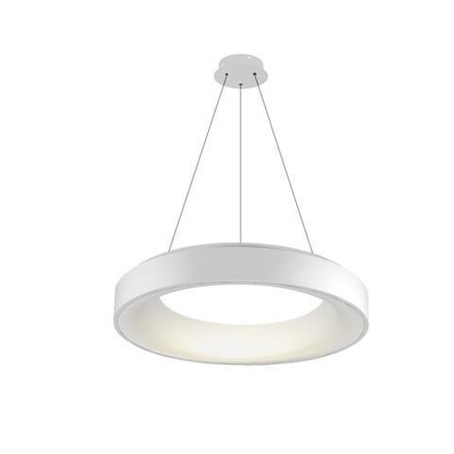 Kruhová - AZZ AZ3436 LED Závěsné svítidlo Azzardo Sovana Pendant 45 CCT white Dimm AZ3436 40W 2200lm 2700-6500K IP20 45cm stmívatelné bílé - AZZARDO - foto 1