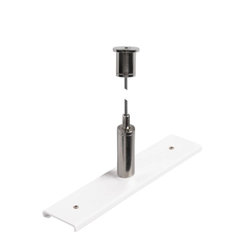 Lištové Magnetic SLV - LA 1006604 Výztužná lištová deska s nástavbovou sadou 48 V TRACK, 3m drátěné lano bílá - BIG WHITE (SLV) - foto 1