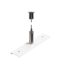 Lištové Magnetic SLV - LA 1006604 Výztužná lištová deska s nástavbovou sadou 48 V TRACK, 3m drátěné lano bílá - BIG WHITE (SLV)