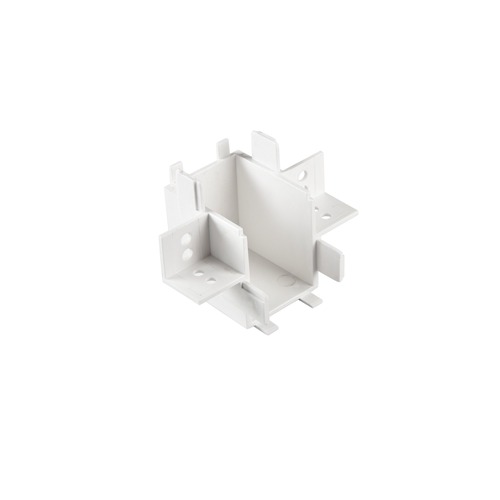 Lištové Magnetic BERNINI - FAN BERNINI-TL-LVI-BCO Příslušenství - vertikální úhlová spojka Bernini pro zapuštěné montážní pouzdro AD, 4,63 x 3,33  cm, bílá - FANEUROPE - foto 1