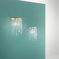 Dekorativní - FAN I-BREEZE/AP2 ORO Nástěnné svítidlo Breeze, zlaté, 2xE14, 25 x 6 x 35 cm - FANEUROPE