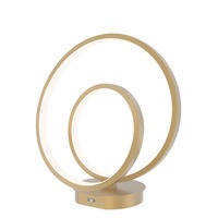 Stolní lampy dekorační - FAN LED-LIEVE-L-ORO Stolní lampa LED LIEVE zlatá 24 W 2340 lm CCT 18 x 10 cm - FANEUROPE