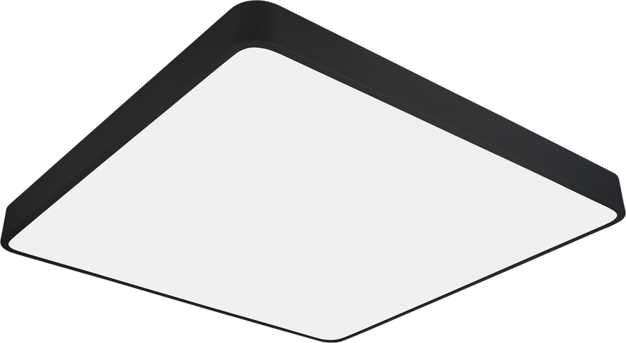 LED stropní svítidla - Stropní světlo LED Černé tělo - čtvercové - foto 1