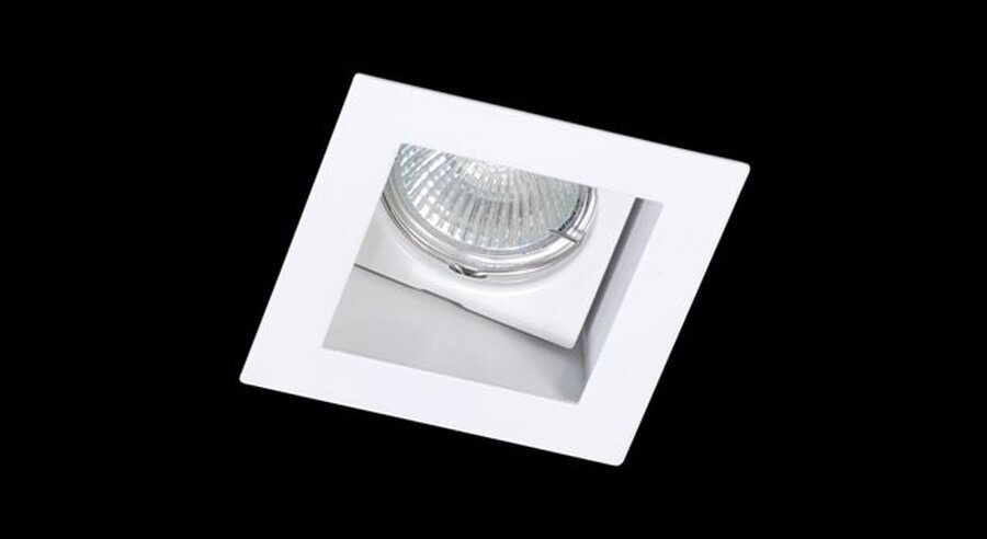 Hranatá - BPM 8013.LED2.D40.3K Vestavné svítidlo Aluminio Blanco bílá 10W 500lm 3000K LED 230V - BPM - foto 1