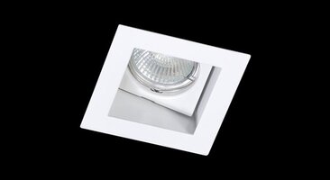 Hranatá - BPM 8013.LED2.D40.3K Vestavné svítidlo Aluminio Blanco bílá 10W 500lm 3000K LED 230V - BPM