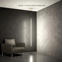 Subtilní - TI 1098CBVE2B C01RU00 9098PC1OF Závěsné svítidlo STILIO 90cm 3000K 230V rez - Team Italia