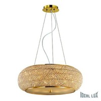 Kruhová - ILUX 082257 Závěsné svítidlo Ideal Lux Pasha SP10 oro 082257 - IDEALLUX