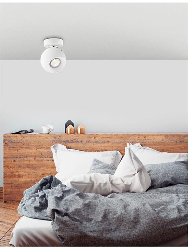 Bodová - NV 665001 Bodové svítidlo TORE matný bílý hliník GU10 1x10W 230V IP20 bez žárovky - NOVA LUCE - foto 1