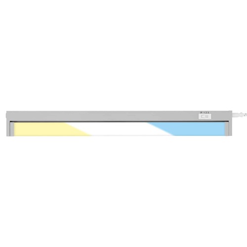 Přisazená - BRILO 2224-014 LED skříňkové svítidlo 54,5 cm 6W 800lm stříbrná - BRILO - foto 1