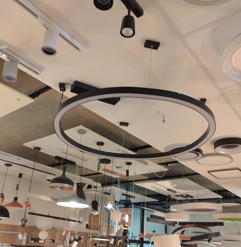 Kruhová - P 98172KOMPLET Závěsné svítidlo Linion - světelná lišta 4x 13W 90° 24V 3000K 750lm černá + kryty + napaječ - PAULMANN - foto 1