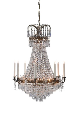 Kruhová - MAR 100659 Läckö lustr staromosaz 66 cm - Markslöjd - foto 1