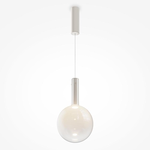 Koule - M MOD182PL-L6W3K Závěsné svítidlo Nebula 3000K 6W 700lm bílá kov sklo teplá bílá - MAYTONI - foto 1