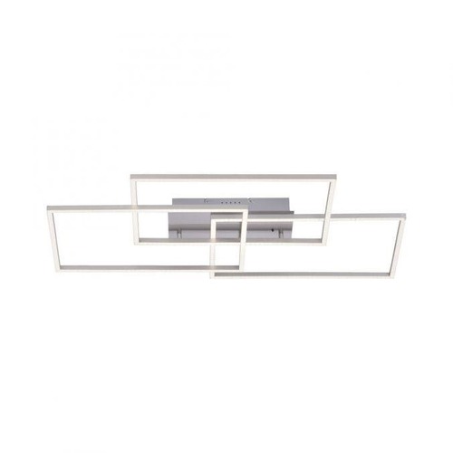 Hranatá - LD 14150-55 IVEN LED stropní svítidlo v barvě oceli v moderním designu a nastavitelou barvou světla 2700-5000K - LEUCHTEN DIREKT / JUST LIGHT - foto 1