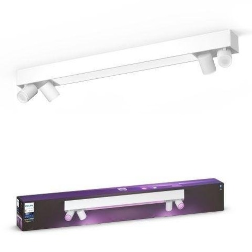 Bodová - PH 8720169318618 Hue 50607/31/P7 Hue WACA Centris stropní LED svítidlo 1x40W+GU10 4x5,7W 4200lm 2000-6500K RGB IP20 bílá - PHILIPS - foto 1