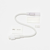 Příslušenství - DLED 2DN21 DecoLED Prodlužovací kabel pro dvoustranný LED Neon, IP67, 230V, 25 cm, bílý, samčí 2DN21