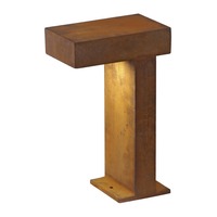 Sloupková - LA 1006346 RUSTY® PATHLIGHT 40 LED venkovní stojací svítidlo, rezavě zbarvené, IP55, 3000K - BIG WHITE (SLV)