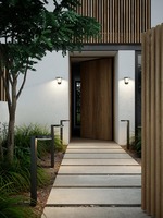 Solární - NOR 2118141003 Rica Round venkovní nástěnné solární svítidlo černá - NORDLUX