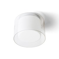Koupelnová - RED R13684 VENICE 23 stropní čiré sklo/opálové sklo/chrom 230V E27 20W IP44 - RED - DESIGN RENDL