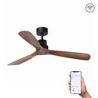 Ventilátory - FARO 33516DCWP Ventilátor LANTAU L černý DC SMART - FARO