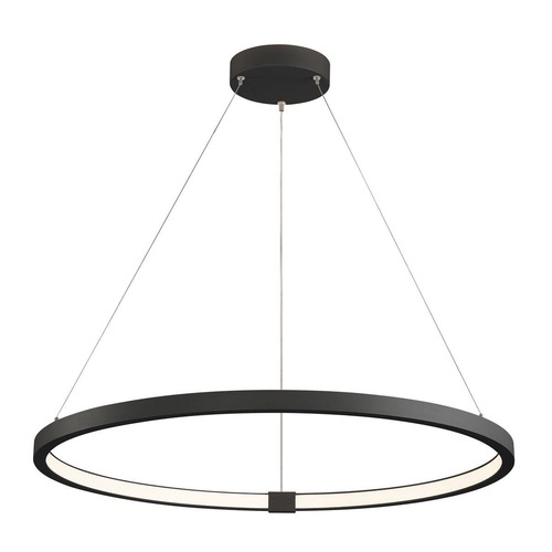 Kruhová - LA 1002911 ONE 80 DALI Indoor, závěsné LED svítidlo, černé, 3000/4000K - BIG WHITE (SLV) - foto 1