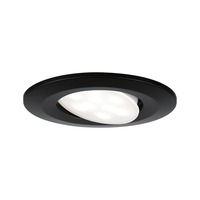 Koupelnová - P 92461 LED vestavné svítidlo Calla výklopné IP65 kruhové 90mm 30° 6W 230V 4000K černá mat - PAULMANN