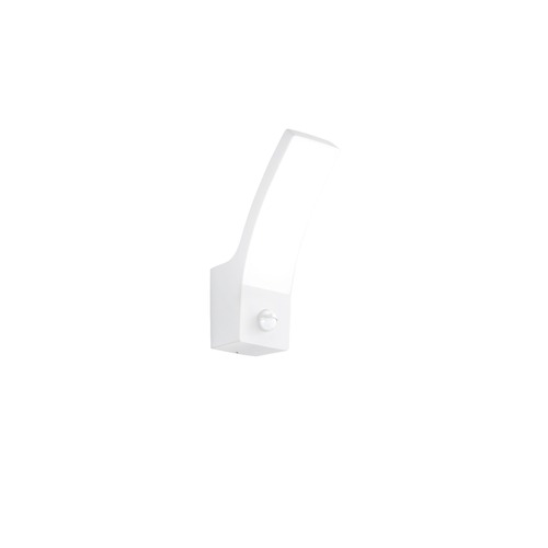 Nástěnná - FAN LED-SAIL-APS-BCO Nástěnné svítidlo LED SAIL se senzorem hliník difuzor bílá IP65 CCT 3000-4000 K 80x160x245 mm - FANEUROPE - foto 1