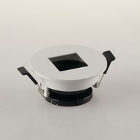 Kruhová - FAN INC-STENOS-R-QU Zápustné svítidlo STENOS, bílé, kulaté - čtverec, 8,5 x 4,2 cm - FANEUROPE