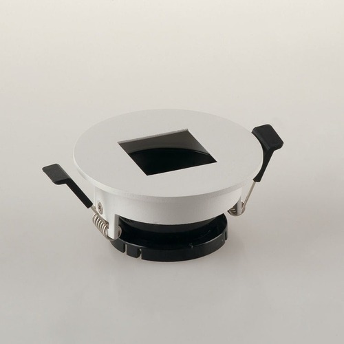 Kruhová - FAN INC-STENOS-R-QU Zápustné svítidlo STENOS, bílé, kulaté - čtverec, 8,5 x 4,2 cm - FANEUROPE - foto 1