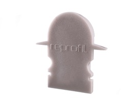 Krytky pro Al profily - IMPR 979641 Koncovka R-ET-02-08 šedá 23 mm 2 ks - LIGHT IMPRESSIONS