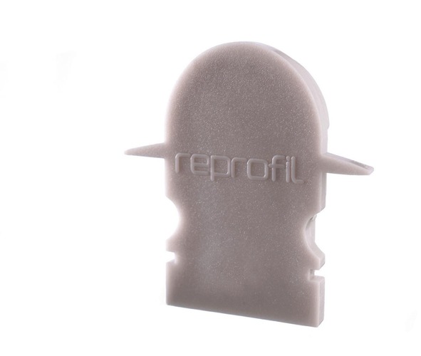 Krytky pro Al profily - IMPR 979641 Koncovka R-ET-02-08 šedá 23 mm 2 ks - LIGHT IMPRESSIONS - foto 1