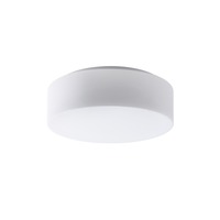 Kruhová - OS ERI71241 ERIS 2 stropní/nástěnné skleněné svítidlo bílá IP43 3000/4000 K 13W LED HF - OSMONT