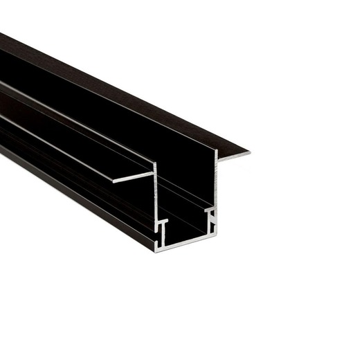 Al profily k zapuštění - IMPR 970831 Deko-Light profil - Combo montážní fasádní profil s křídly, 3mm, 3m černá - foto 1