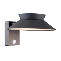 Solární - NOR 2418071050 Justina Solar venkovní nástěnné solární svítidlo antracit - NORDLUX