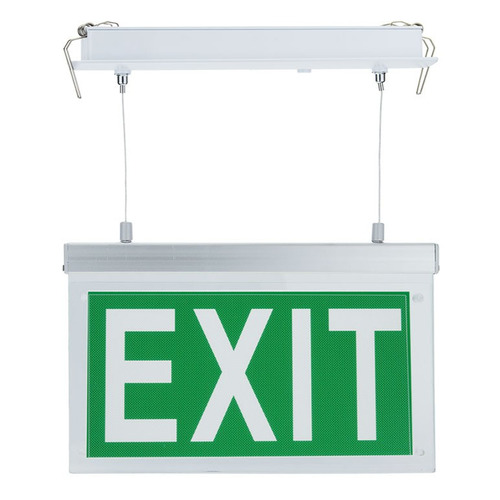 LED nouzové osvětlení Optonica - LED závěsné nouzové výstupní světlo 3 hodiny trvání s PVC legendou - foto 1