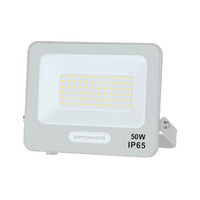 Vnější světlomety - LED SMD světlomet Bílé tělo IP65 s 15 cm kabelem