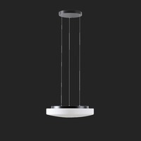 Kruhová - OS EDN71396 EDNA LE5 závěsné skleněné svítidlo černá / bílá IP40 3000/4000 K 27W LED DALI (původní kód OS 71396) - OSMONT