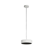 Kruhová - OS KRU60160 KRUGER P1 FC závěsné plastové svítidlo bílá / černá IP40 3000 K 18W LED - OSMONT