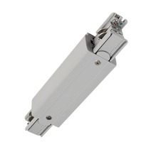 Lišty a příslušenství IVELA - IMPR 710043 Deko-Light kolejnicový systém 3-fázový 230V D Line elektrické prodlužovací spojení možnost napájení levé-pravé 230V šedá RAL 7040 166  - LIGHT IMPRESSIONS