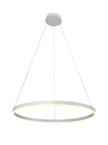 LED přívěšek - LED závěsná lampa 22W bílá - foto 1