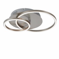 Kruhová - BRI 3222-012 LED stropní svítidlo, 39 cm, 30 W, matný nikl - BRILONER