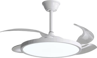 LED stropní svítidla Optonica - LED stropní ventilátor 36W/3CCT White Slim + dálkové ovládání